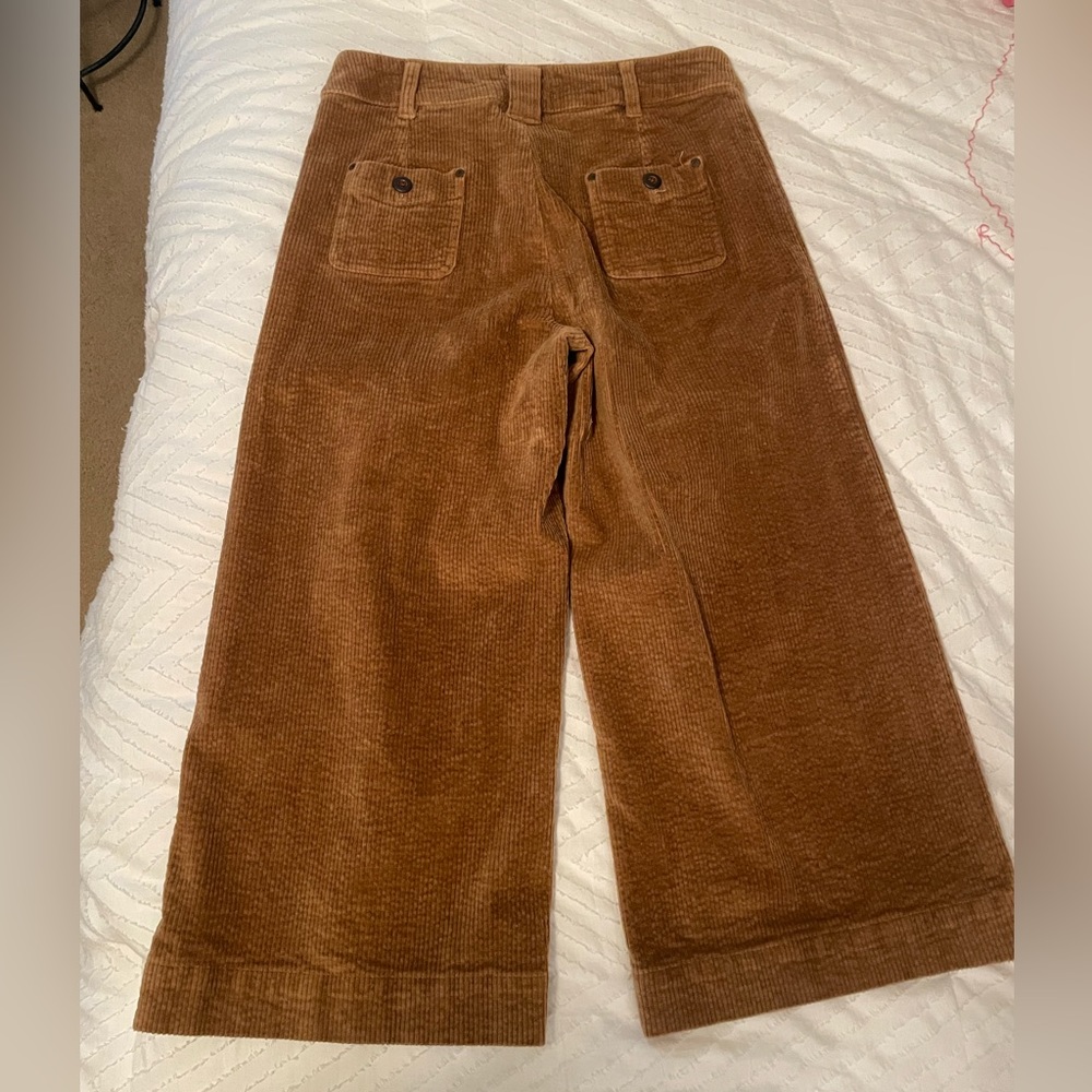 Sundance Brown Corduroy Gaucho Pants